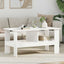 Sofabord Hvid 90 x 50 x 45 cm Konstrueret træ