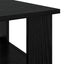 Sofabord Sort eg 90 x 50 x 45 cm Konstrueret træ