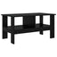 Sofabord Sort eg 90 x 50 x 45 cm Konstrueret træ