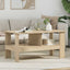 Sofabord Sonoma eg 90 x 50 x 45 cm Konstrueret træ