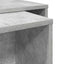Kaffebord Sæt 2 pcs Beton Grå Konstrueret træ