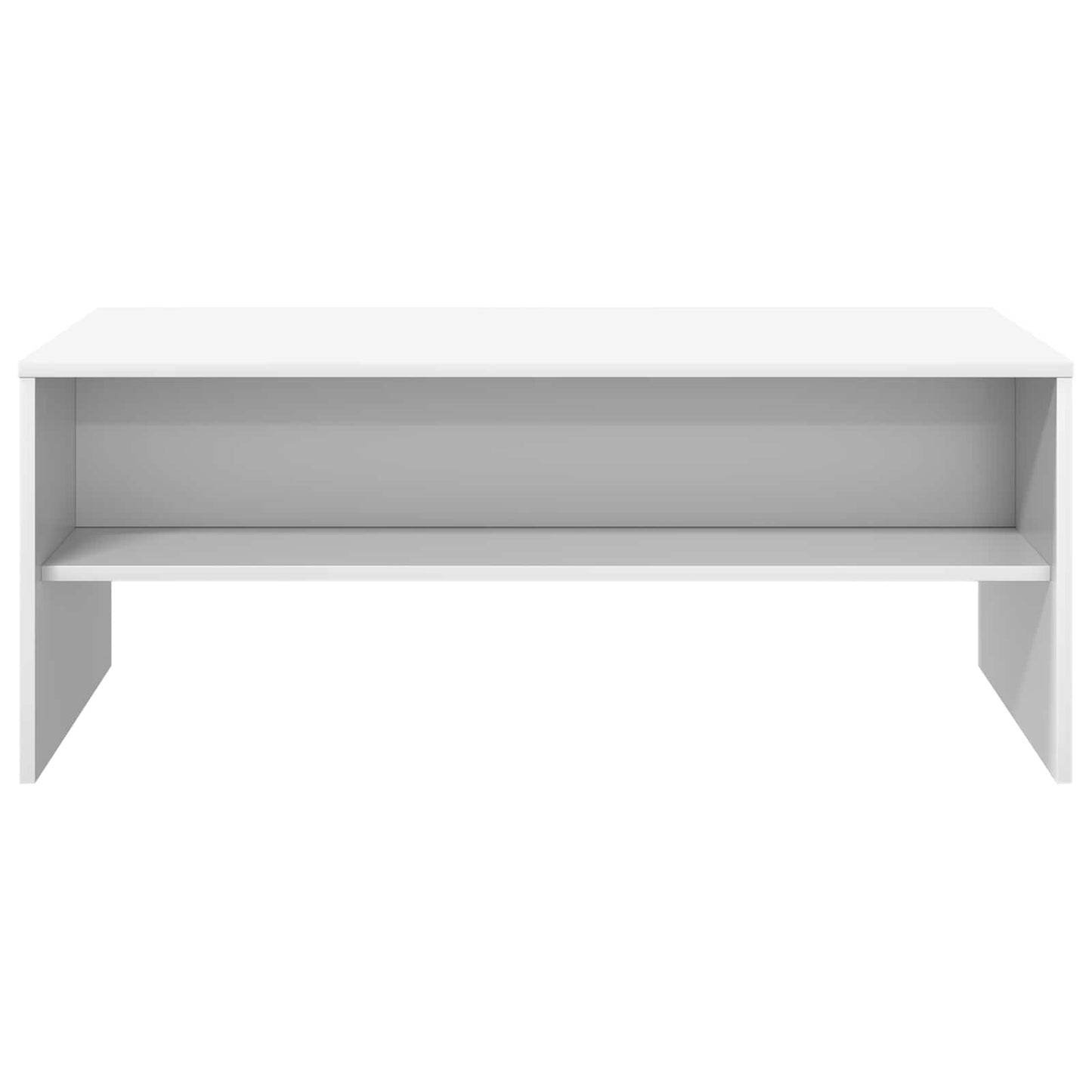 Sofabord Hvid 100 x 50 x 40 cm Konstrueret træ