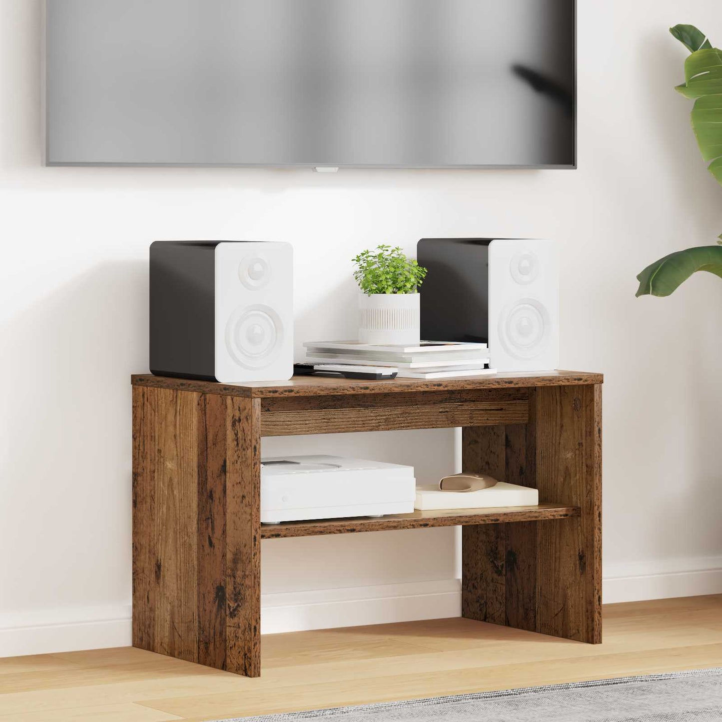 TV-skab Gammelt træ 60 x 35 x 40 cm Konstrueret træ