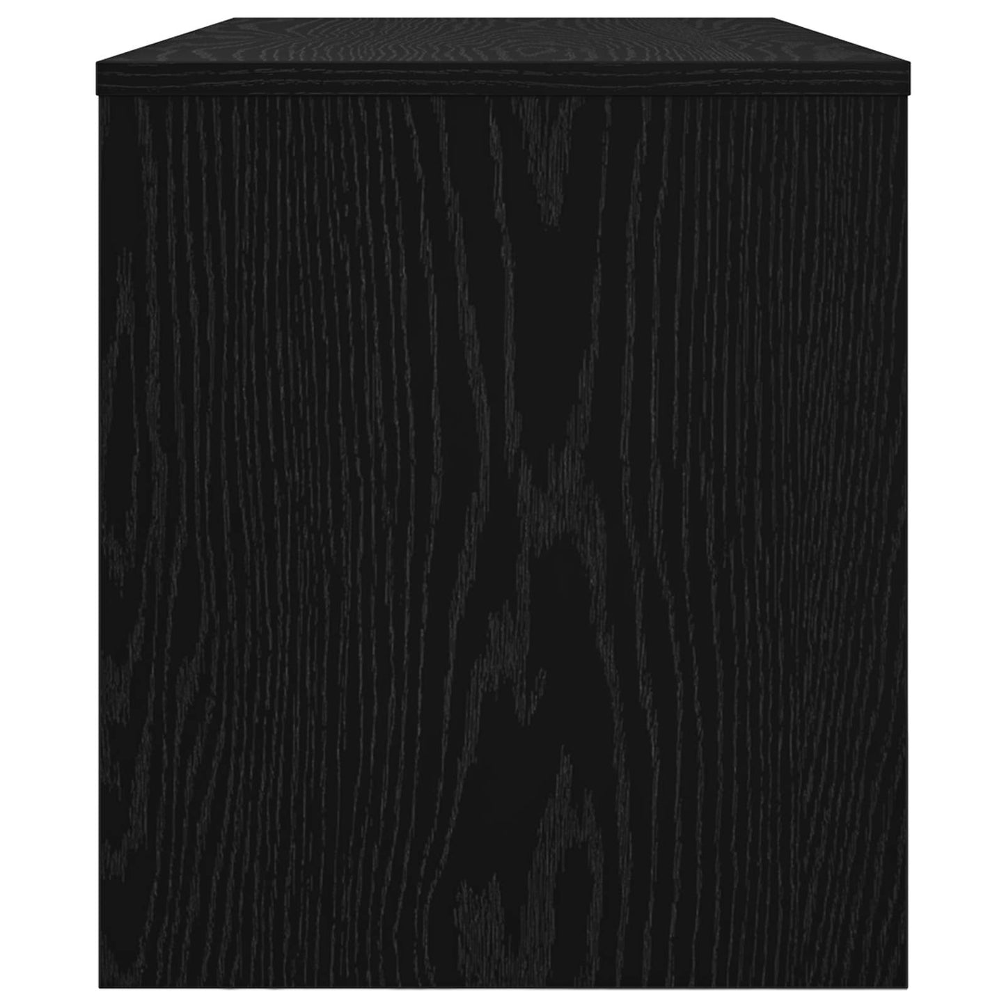 TV-skab Sort eg 80 x 35 x 40 cm Konstrueret træ