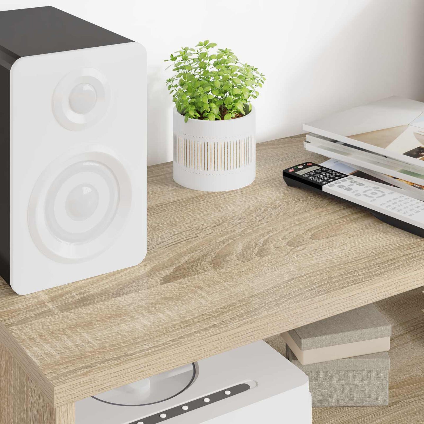 TV-skab Sonoma eg 80 x 35 x 40 cm Konstrueret træ