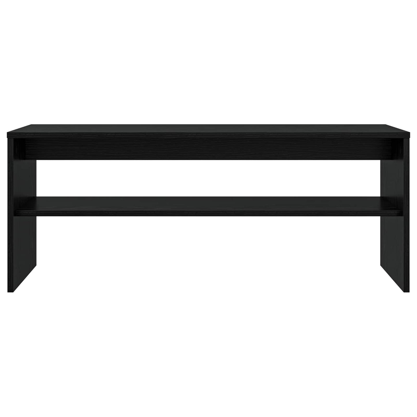 TV-skab Sort eg 100 x 35 x 40 cm Konstrueret træ