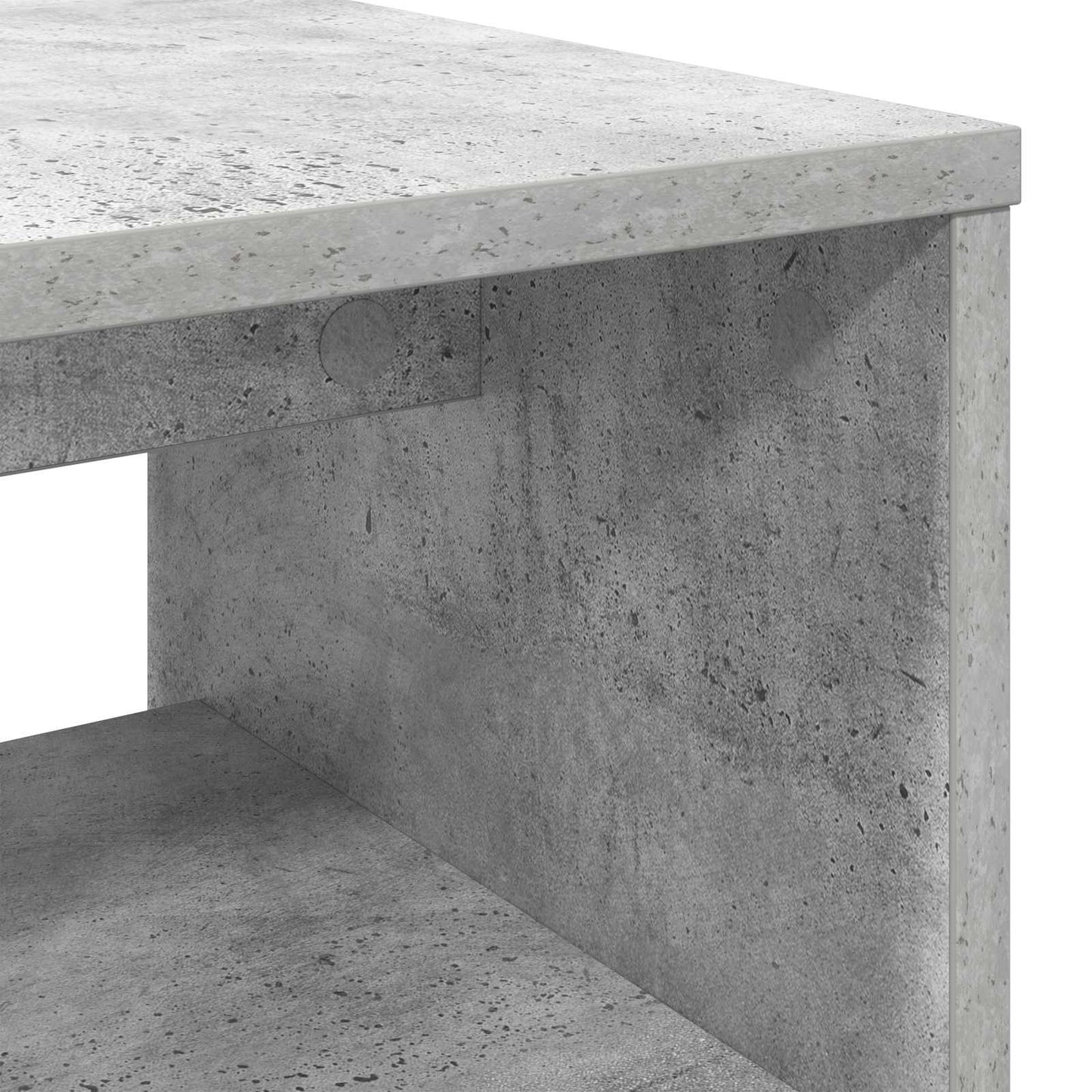 TV-skab Beton Grå 100 x 35 x 40 cm Konstrueret træ