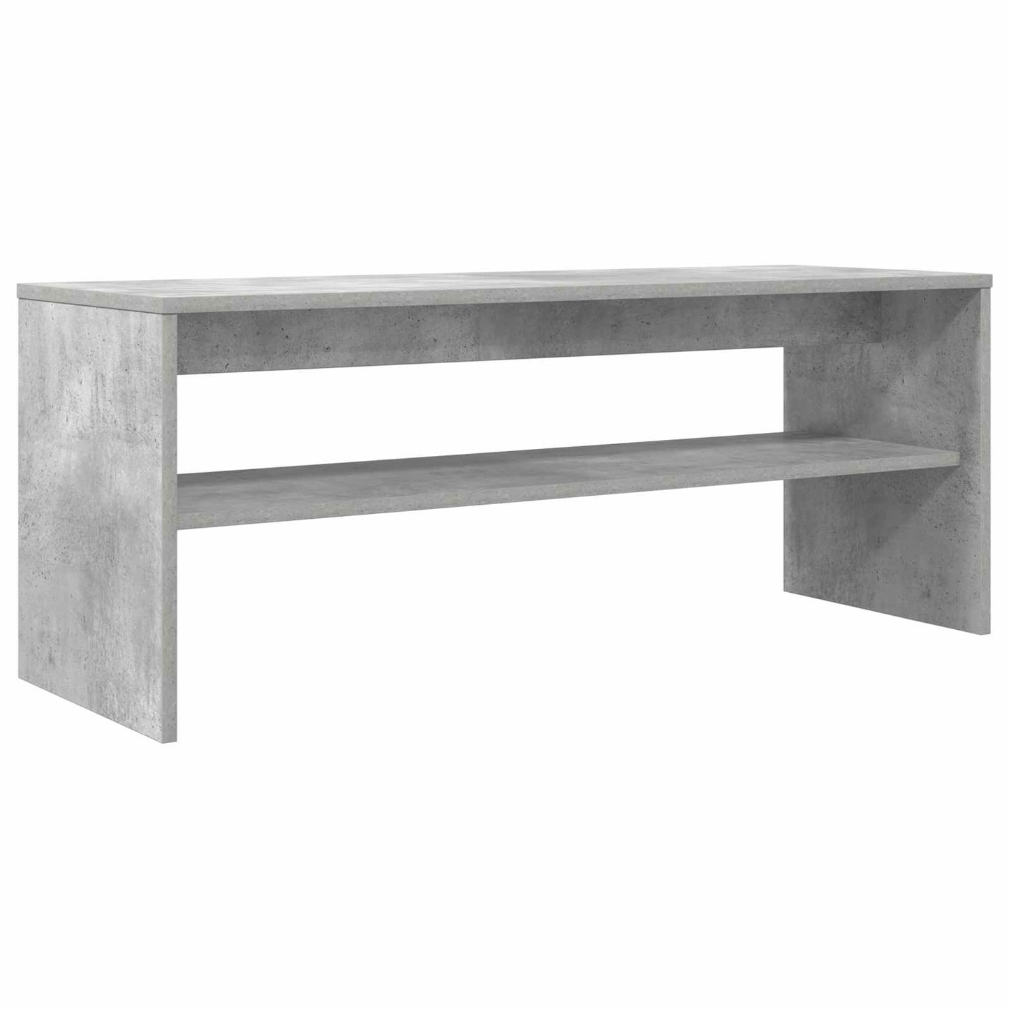 TV-skab Beton Grå 100 x 35 x 40 cm Konstrueret træ