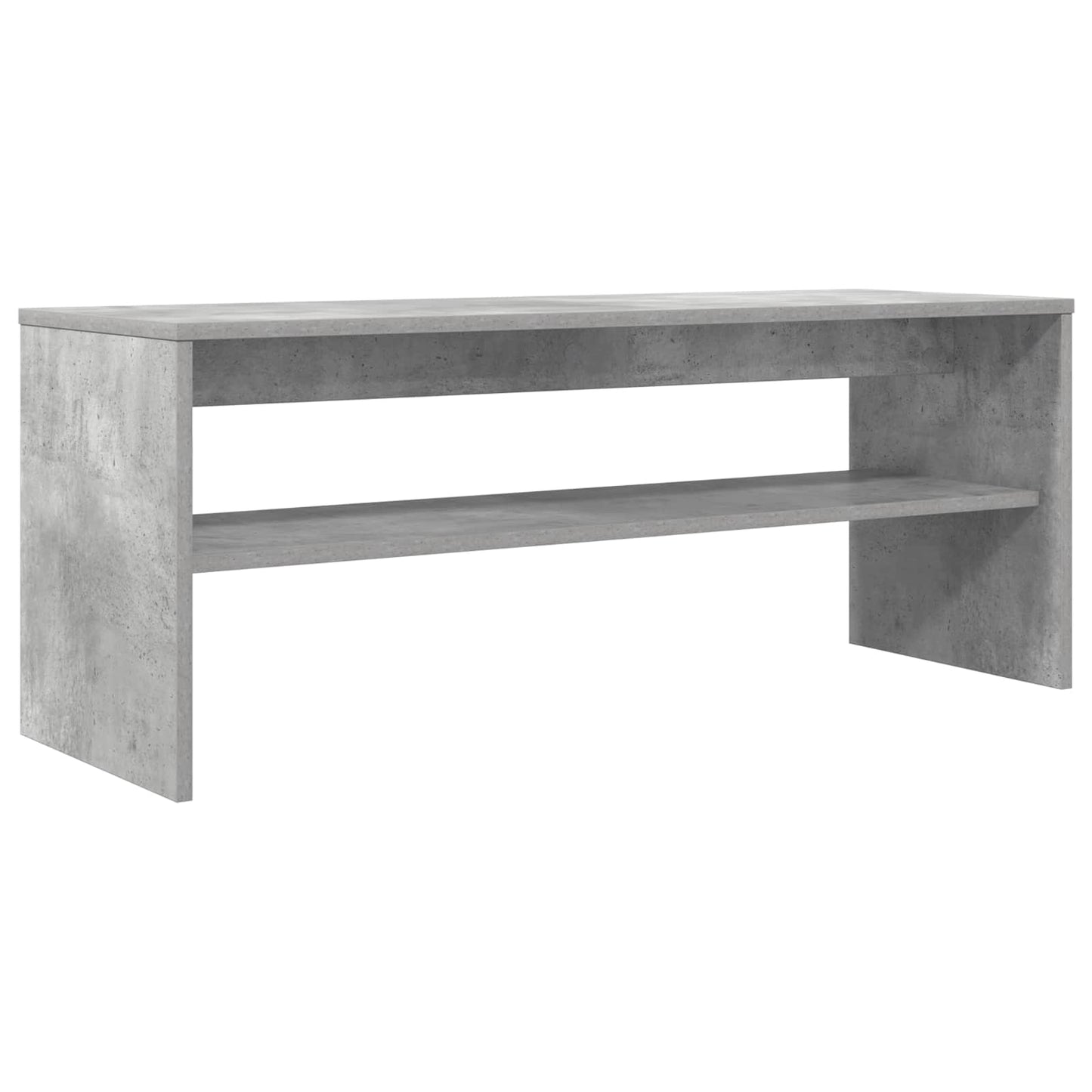 TV-skab Beton Grå 100 x 35 x 40 cm Konstrueret træ