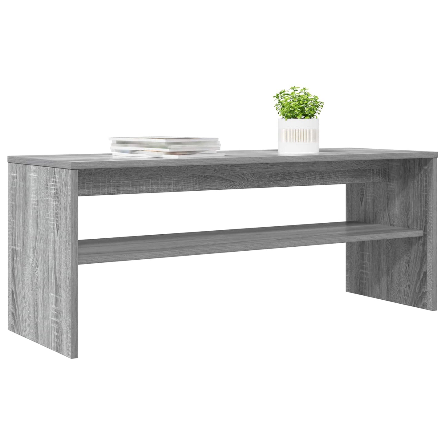 TV-skab Grå Sonoma 100 x 35 x 40 cm Konstrueret træ