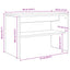 TV-skab Sonoma eg 60 x 30 x 40 cm Konstrueret træ