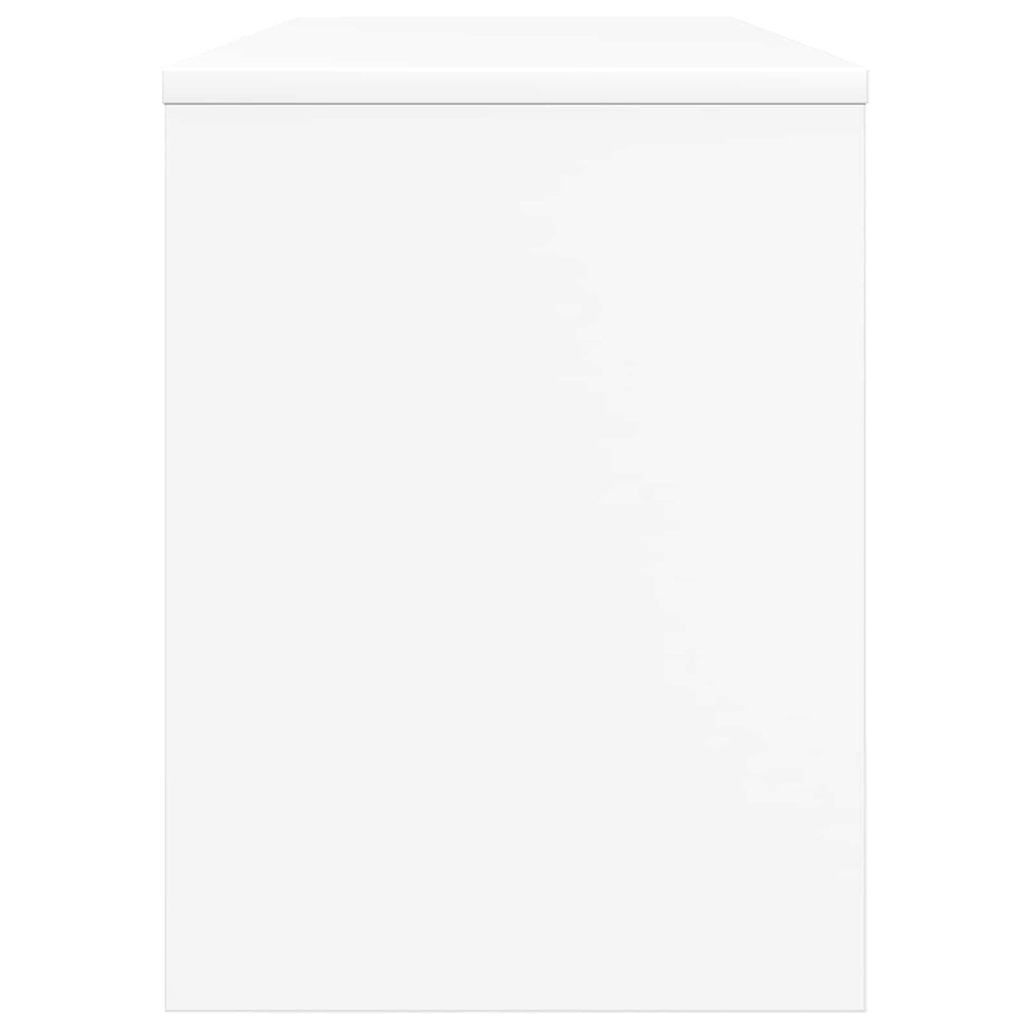 TV-skab Hvid 100 x 30 x 40 cm Konstrueret træ