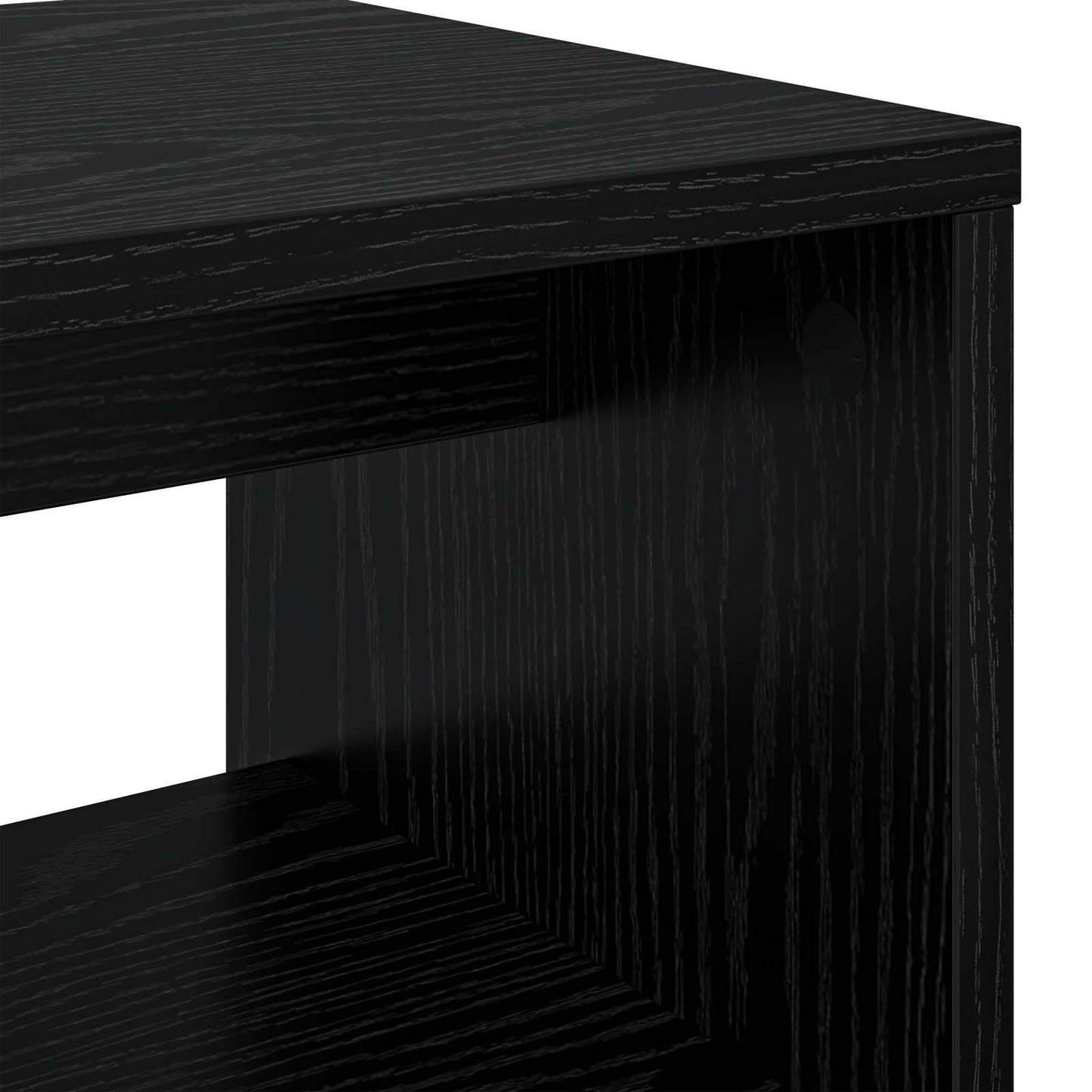 TV-skab Sort eg 100 x 30 x 40 cm Konstrueret træ