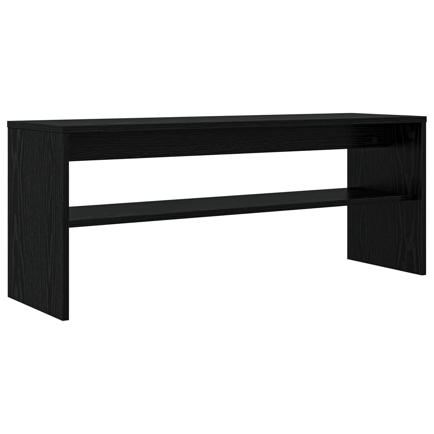 TV-skab Sort eg 100 x 30 x 40 cm Konstrueret træ