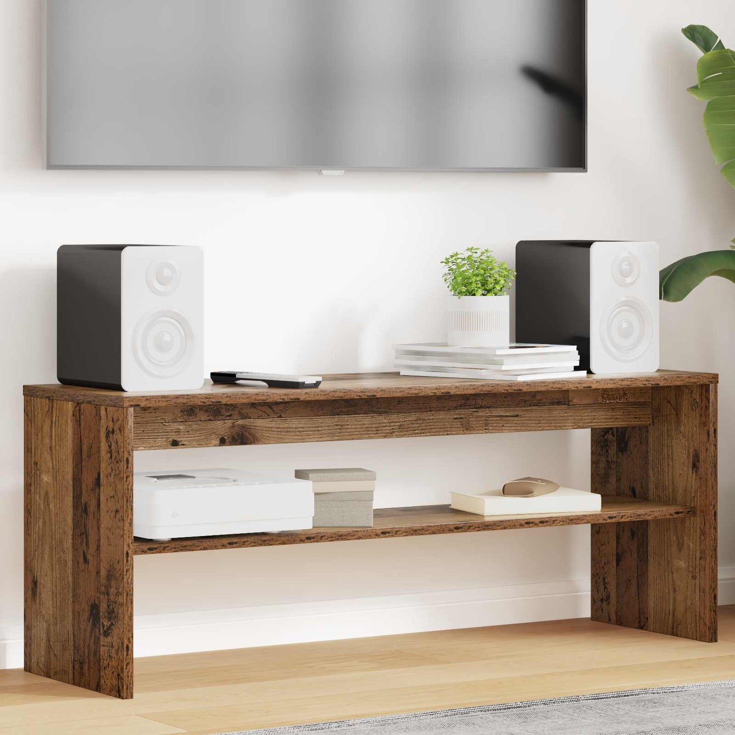 TV-skab Gammelt træ 100 x 30 x 40 cm Konstrueret træ