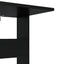 Sidebord Sort eg 40 x 35 x 60,5 cm Konstrueret træ
