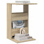 Sidebord Sonoma eg 40 x 35 x 60,5 cm Konstrueret træ