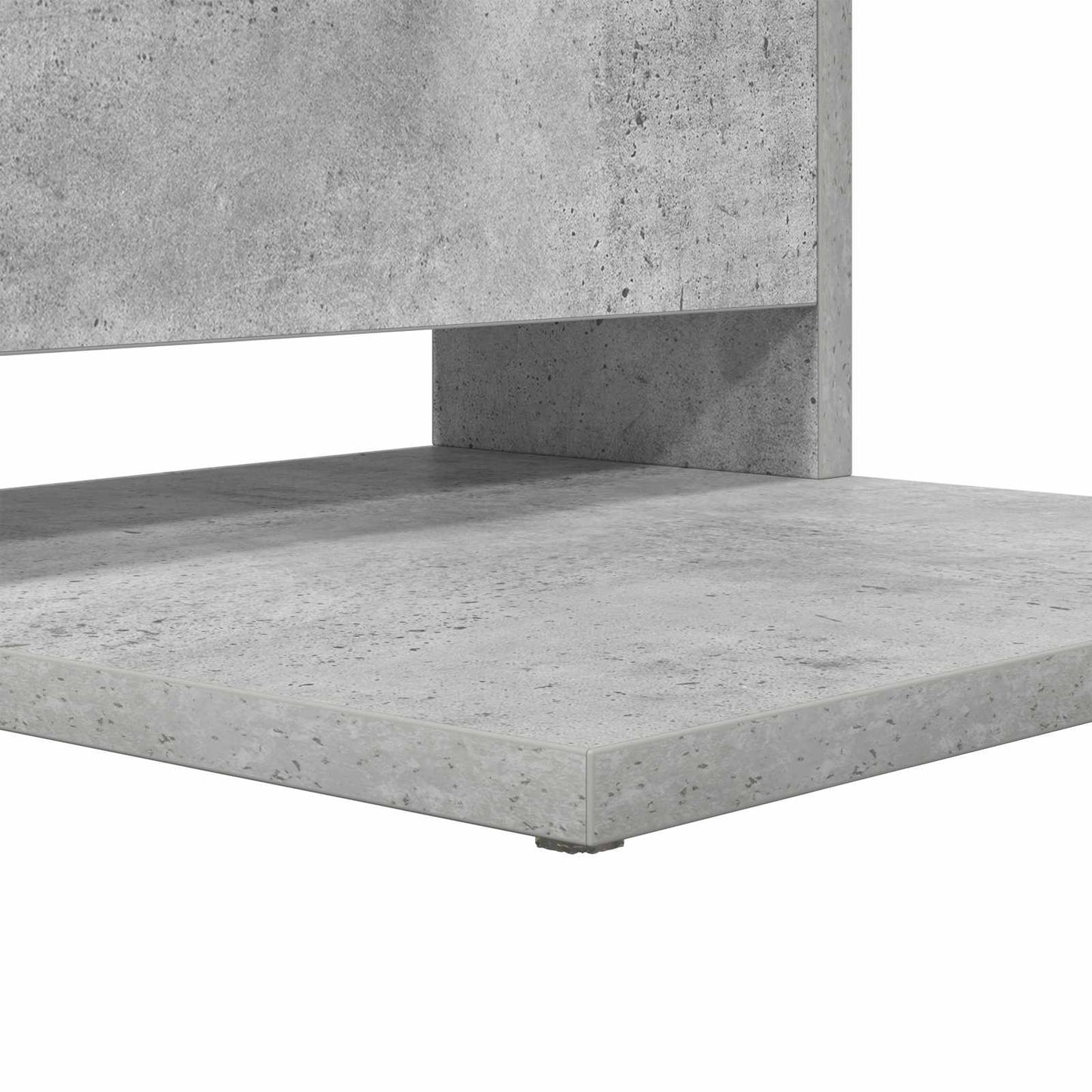 Sidebord Beton Grå 40 x 35 x 60,5 cm Konstrueret træ