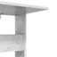 Sidebord Beton Grå 40 x 35 x 60,5 cm Konstrueret træ