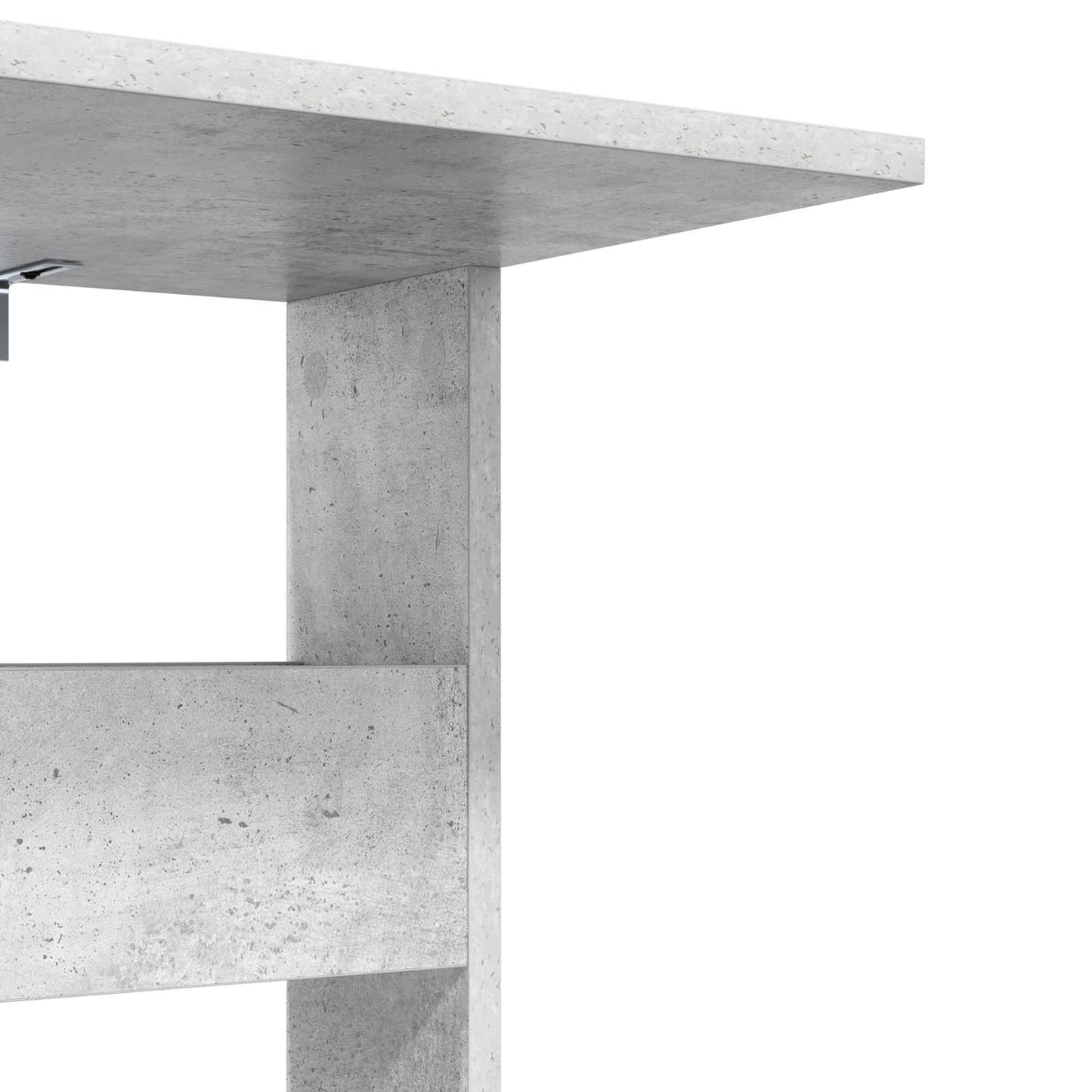 Sidebord Beton Grå 40 x 35 x 60,5 cm Konstrueret træ