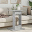 Sidebord Beton Grå 45 x 40 x 62,5 cm Konstrueret træ