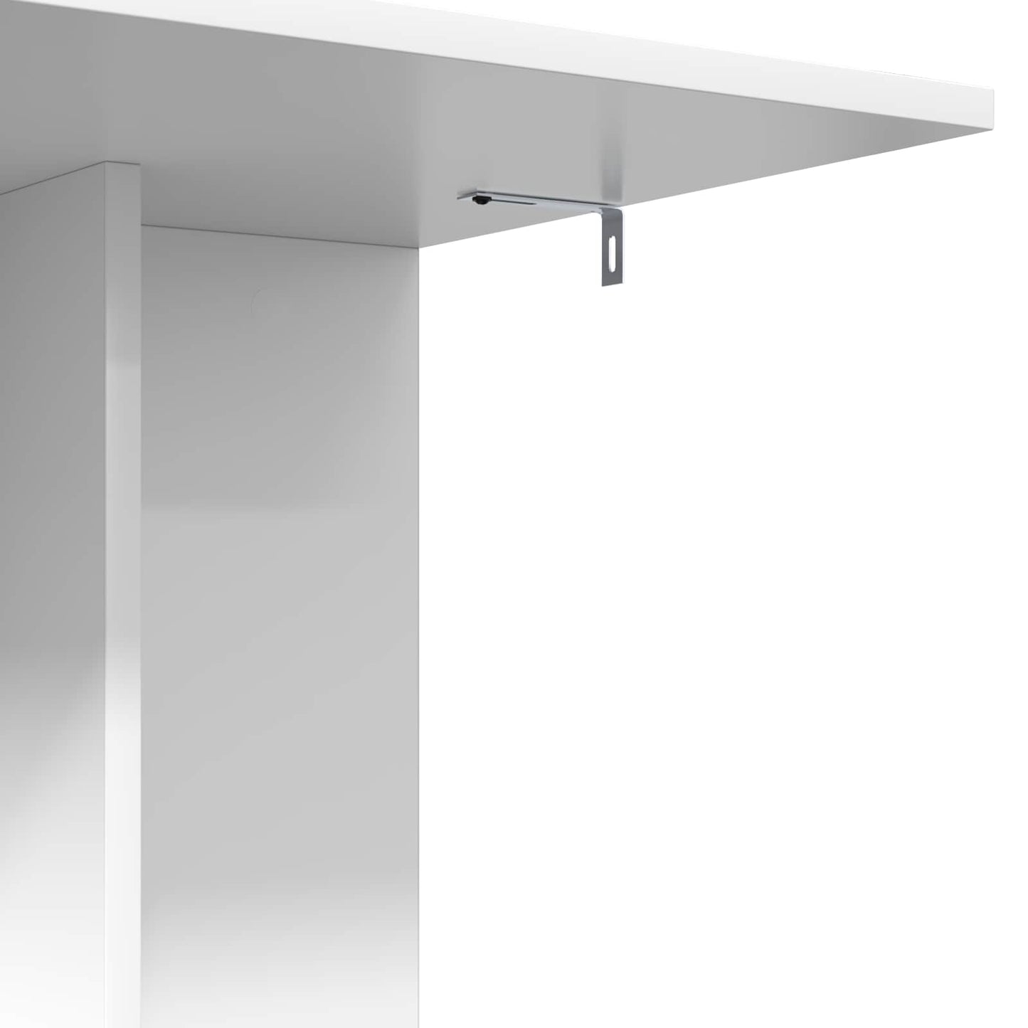 Sidebord Hvid 45 x 40 x 62,5 cm Konstrueret træ