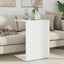 Sidebord Hvid 45 x 40 x 62,5 cm Konstrueret træ