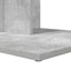 Sidebord Beton Grå 45 x 40 x 62,5 cm Konstrueret træ