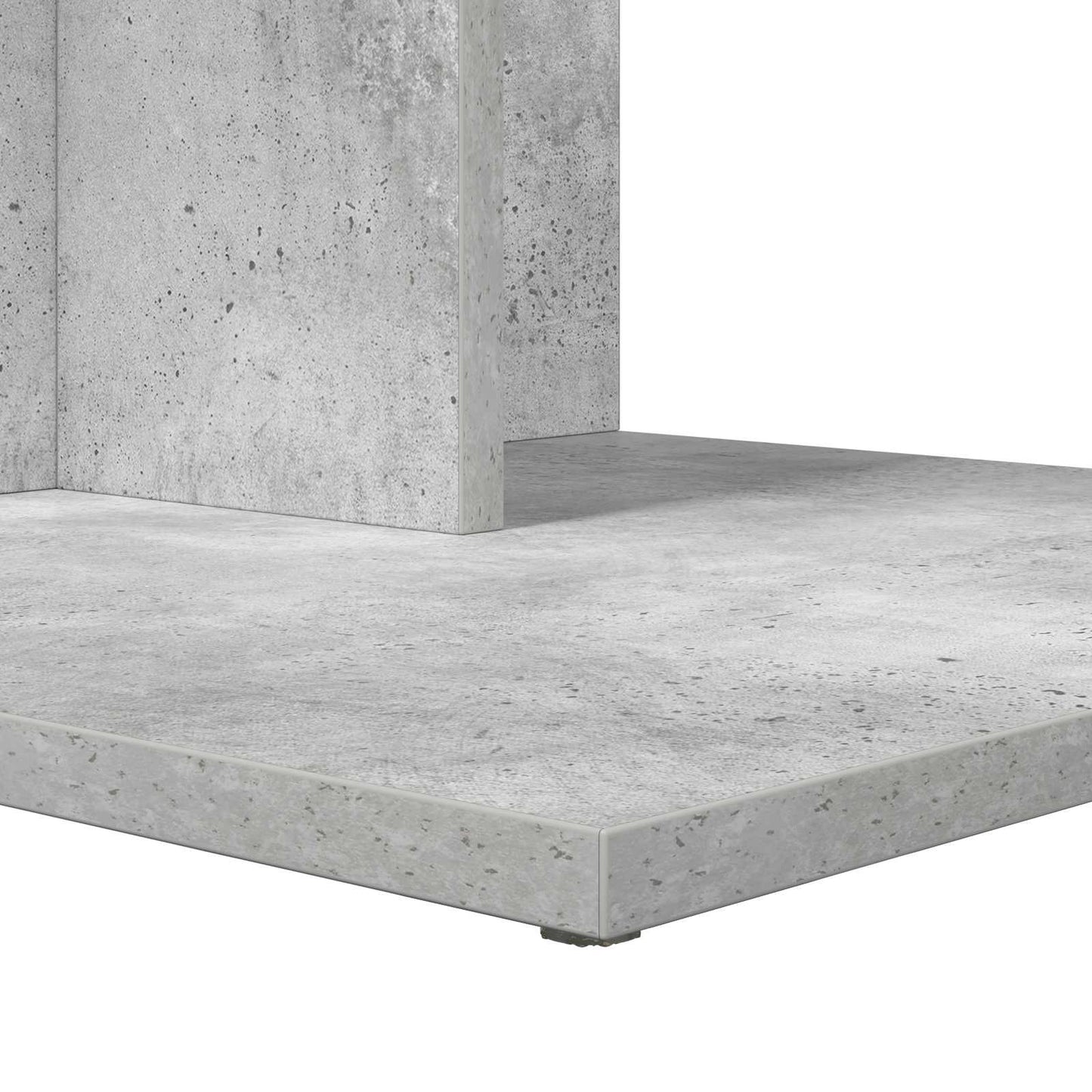 Sidebord Beton Grå 45 x 40 x 62,5 cm Konstrueret træ