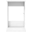 Sidebord Hvid 40 x 38 x 62,5 cm Konstrueret træ