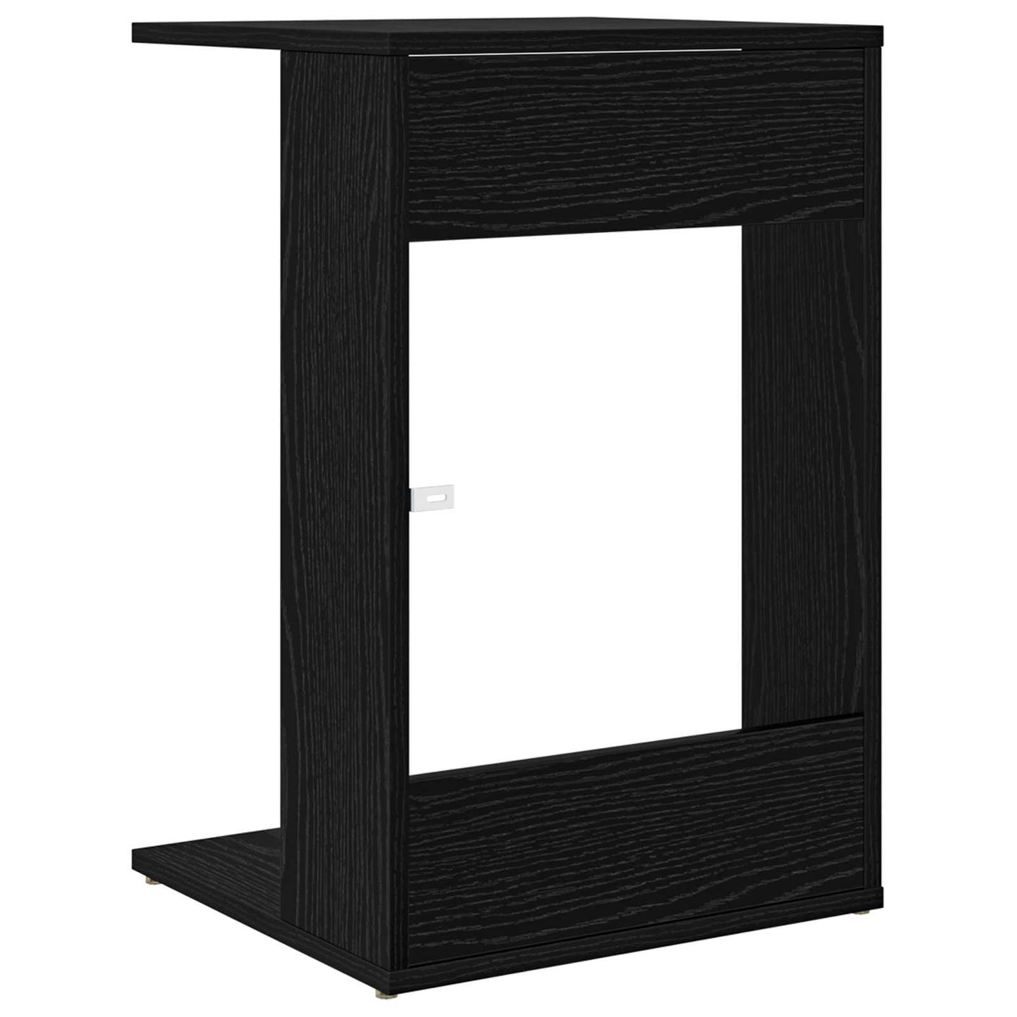Sidebord Sort eg 40 x 38 x 62,5 cm Konstrueret træ