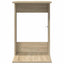 Sidebord Sonoma eg 40 x 38 x 62,5 cm Konstrueret træ