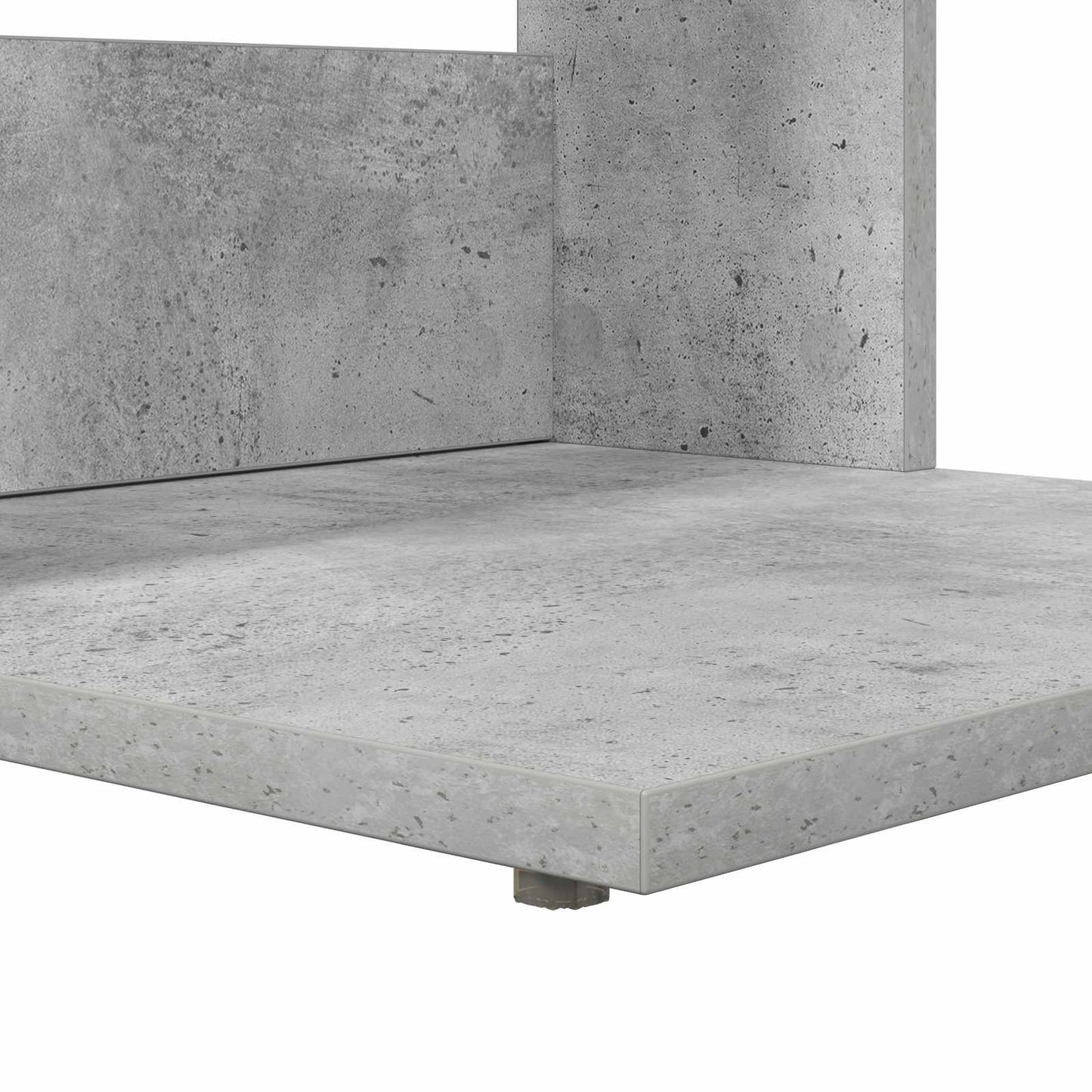 Sidebord Beton Grå 40 x 38 x 62,5 cm Konstrueret træ