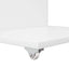 Sidebord med hjul Hvid 40 x 35 x 60 cm Konstrueret træ
