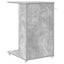 Sidebord med hjul Beton Grå 40 x 35 x 60 cm Konstrueret træ
