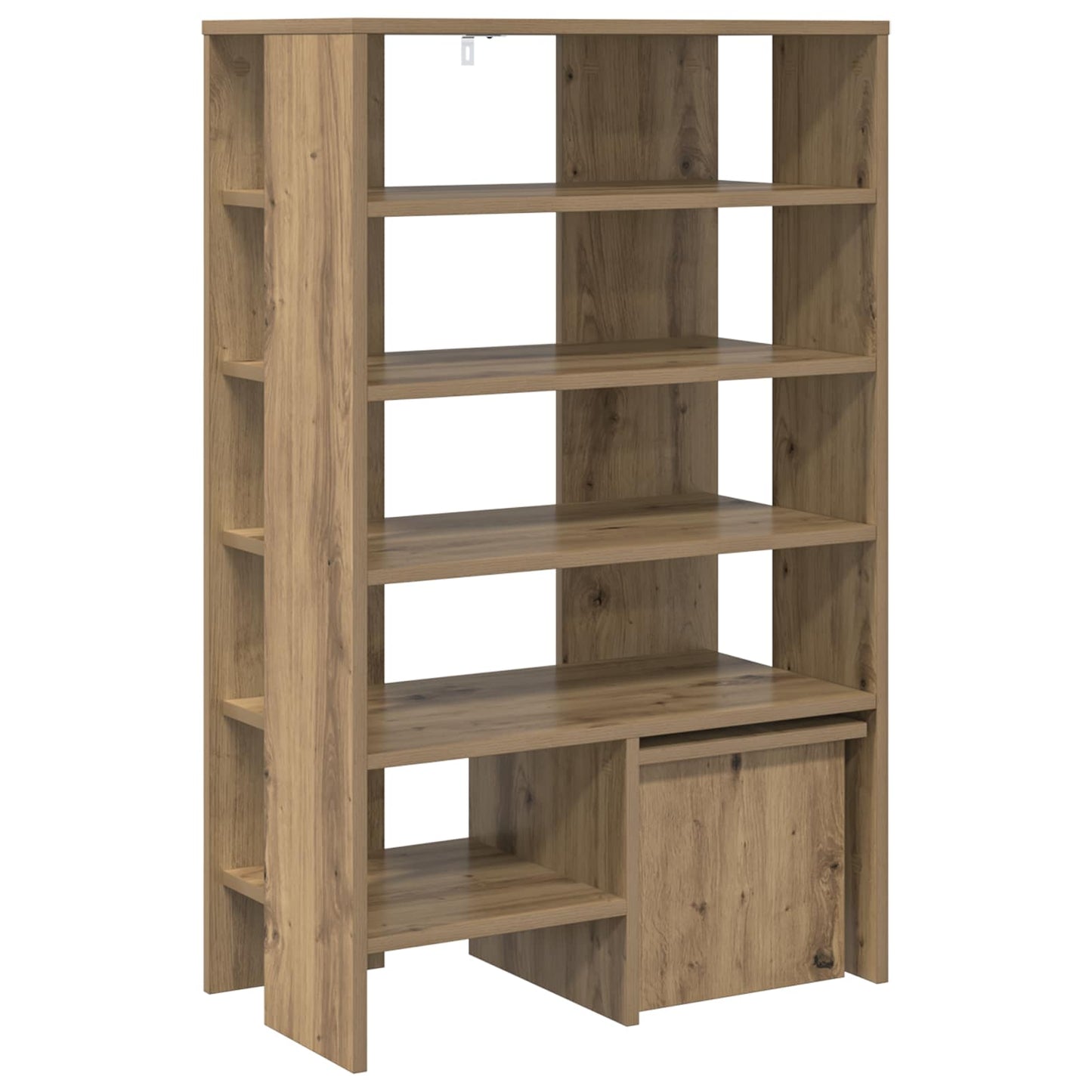 Sko skab 2 stk. 62 x 35 x 100 cm Konstrueret træ Artisan Egetræ