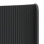 Sengestel med opbevaring og hovedgærde Sort 150 x 200 cm