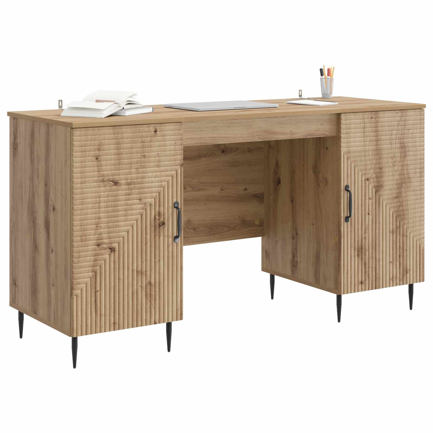 Bord Artisan-eg Konstrueret træ 142,5 x 50 x 75 cm