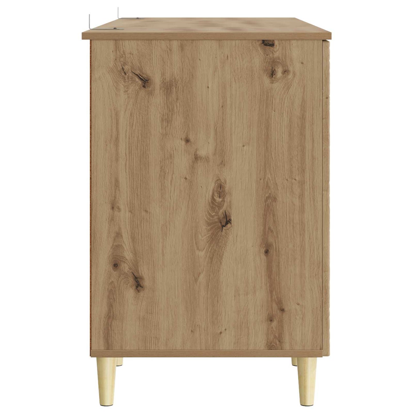 Bord Artisan-eg Konstrueret træ 142,5 x 50 x 75 cm