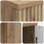 Bord Artisan-eg Konstrueret træ 142,5 x 50 x 75 cm