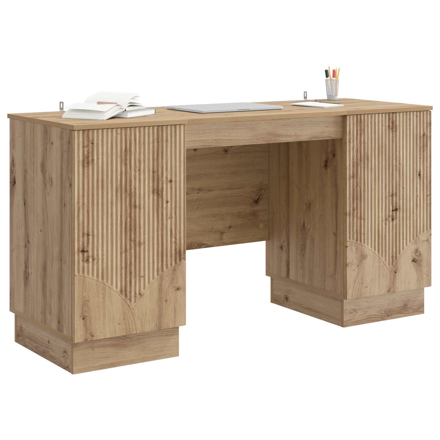 Bord Artisan-eg Konstrueret træ 142,5 x 50 x 75 cm