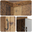 Bord med hylde Gammelt træ 142,5 x 50 x 75 cm Konstrueret træ