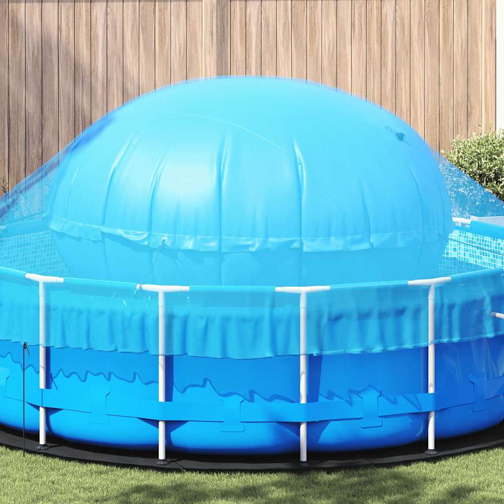 Vinter pool pude Blå Ø 220 x 140 cm PVC billede