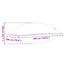 Vinter pool pude Blå 380 x 180 x 140 cm PVC