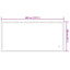 Vinter pool pude Blå 380 x 180 x 140 cm PVC