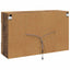 TV vægskab Gammelt træ 98,5 x 30 x 60,5 cm Konstrueret træ