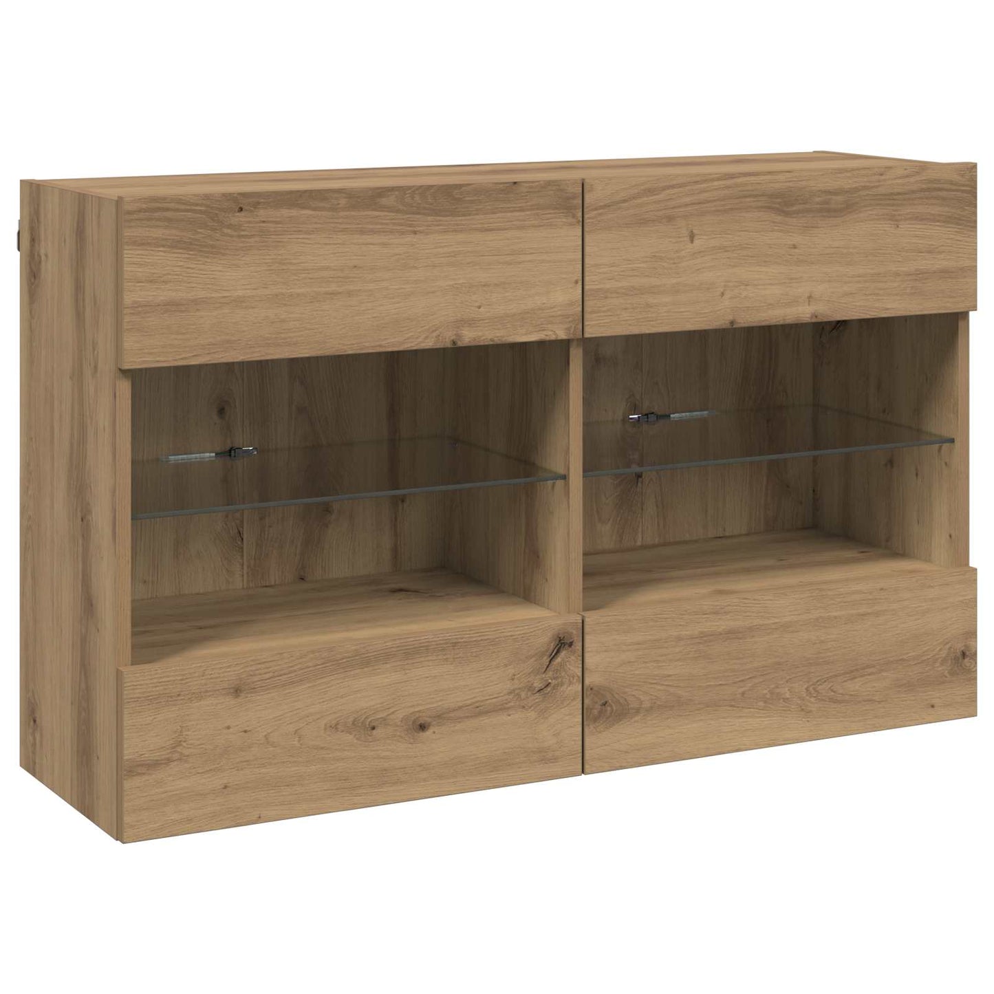 TV vægskab 98,5 x 30 x 60,5 cm Artisan Egetræ Konstrueret træ