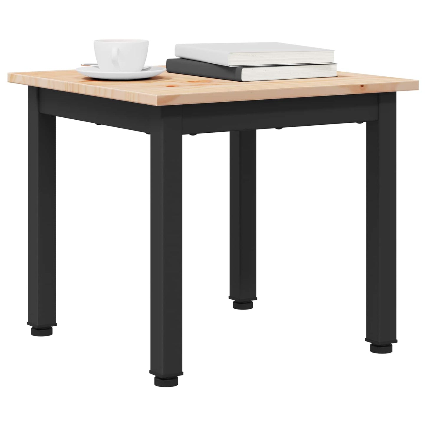 Sofabord Naturfarvet 40 x 40 x 36 cm Massiv fyrretræ