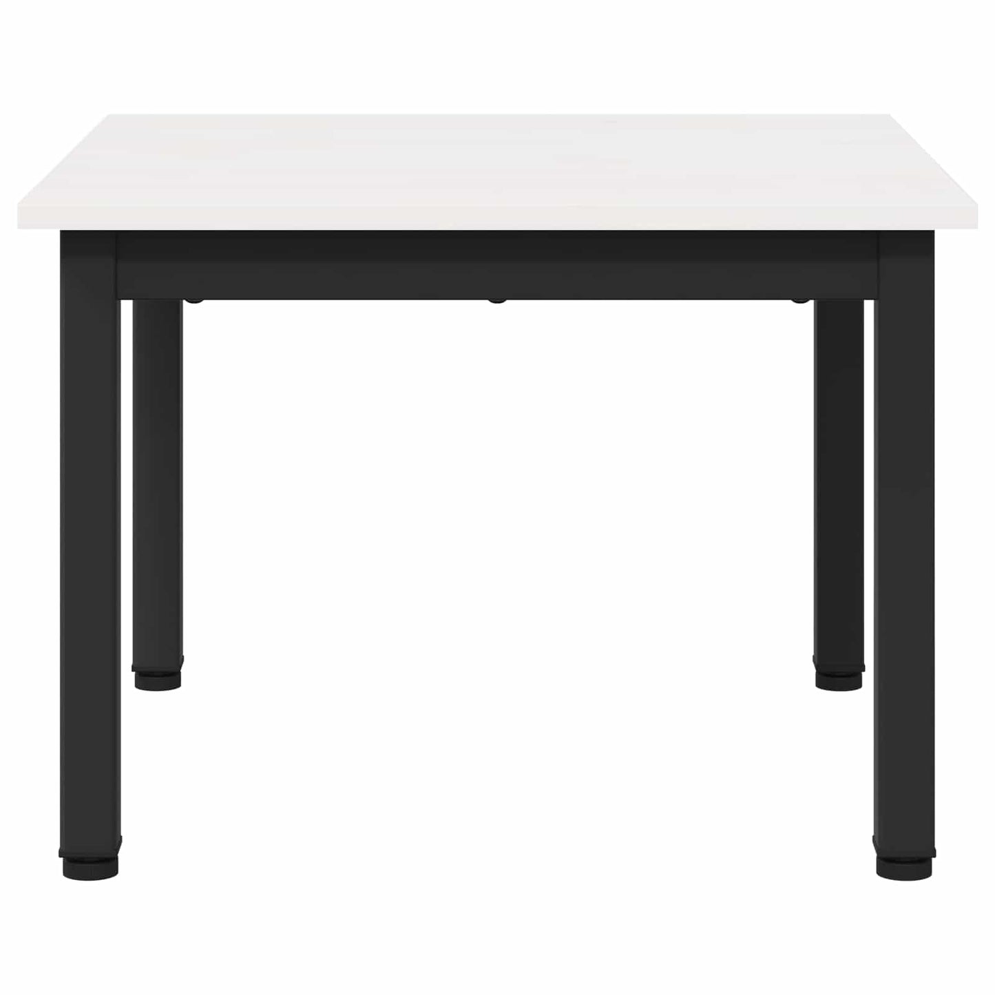 Sofabord Hvid 50 x 50 x 36 cm Massiv fyrretræ