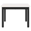 Sofabord Hvid 50 x 50 x 36 cm Massiv fyrretræ